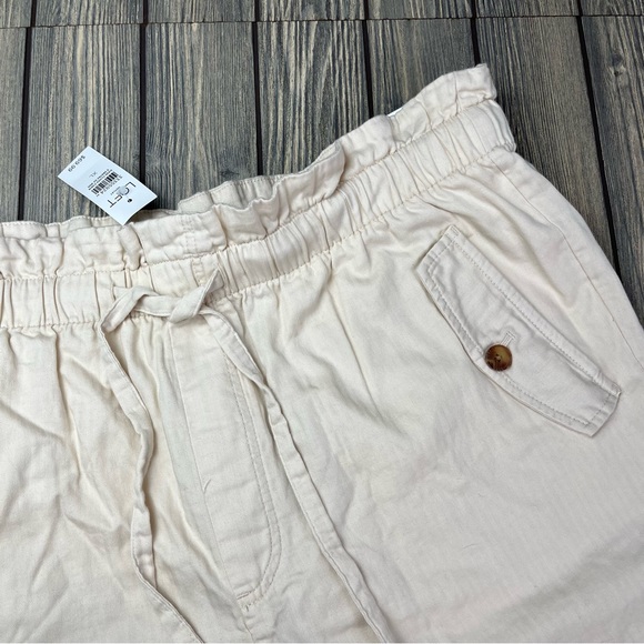 LOFT Pants - NEW Loft High Rise Paper Bag Straight Leg Pants Size XL